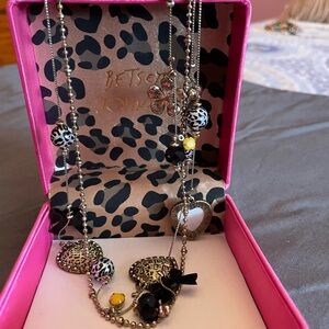 Betty johnson 3 Tier necklace with originalcal box